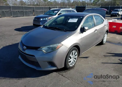 2016 Toyota Corolla Le z USA, uszkodzony, nr VIN 2T1BURHEXGC663173